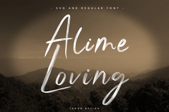 Alime Loving: Bold Display Fonts for Creative Projects