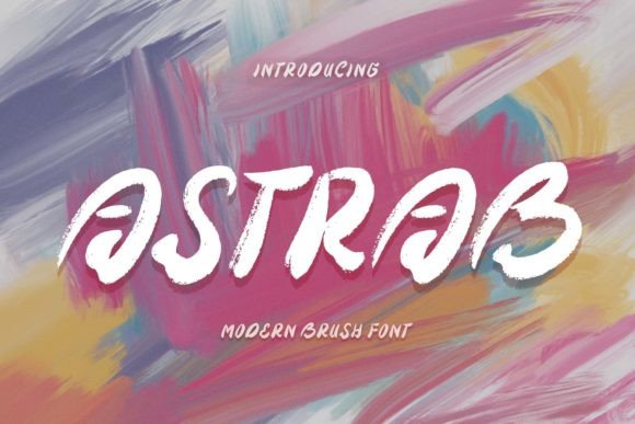 Astrab: Elegant Display Font for Modern Design