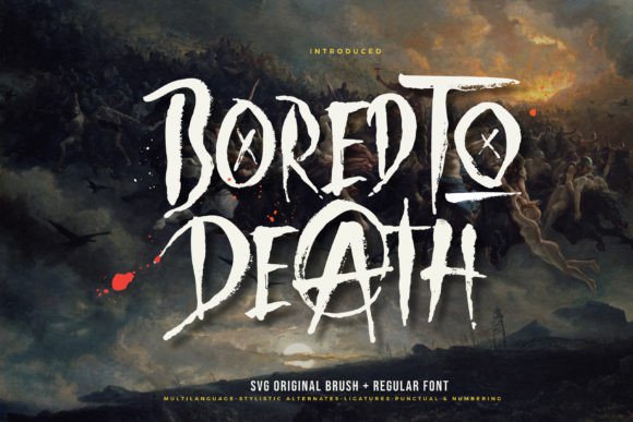 Bored to Death Fonts: A Display Asset for Bold Creators