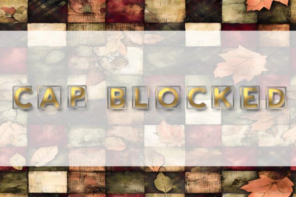 Cap Blocked Fonts for Display Design