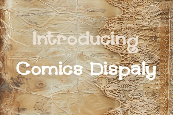 Comics Display Fonts for Creative Selling