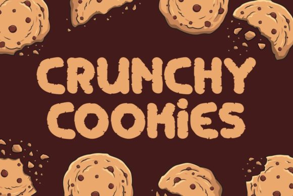 Crunchy Cookies - Bold and Quirky Display Font