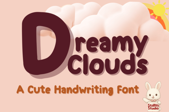 Dreamy Clouds: Fonts for Script Amp Projects