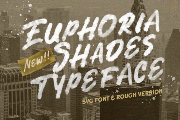 Euphoria Shades: Bold Display Fonts for Creative Publishing