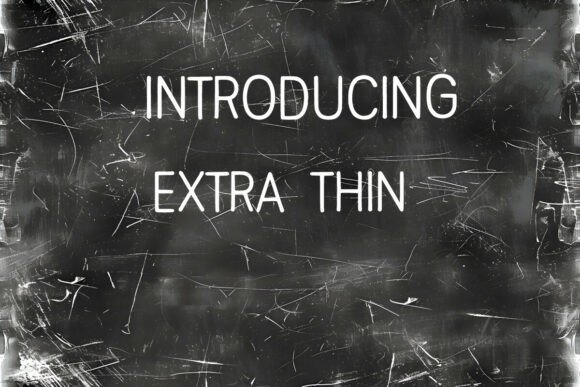 Extra Thin Display Fonts for Elegant Crafts