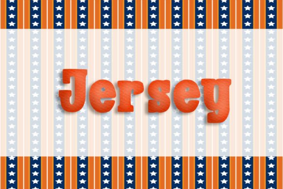 Jersey Bold Display Font for Handmade Creators
