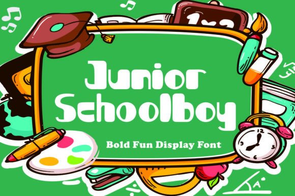 Junior Schoolboy – Bold Fun Display Font