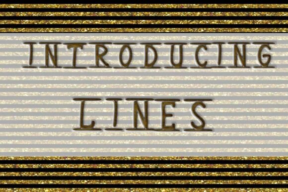 Lines: A Bold Display Font for Modern Fonts