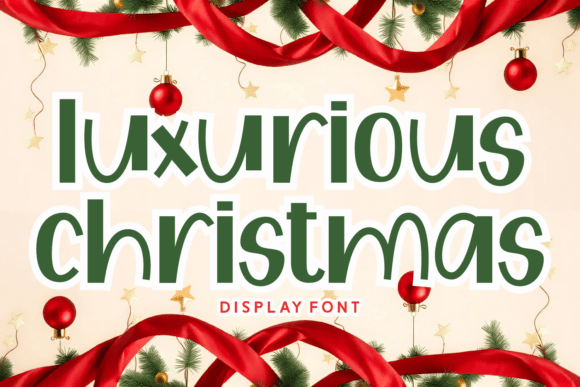 Luxurious Christmas Fonts for Display