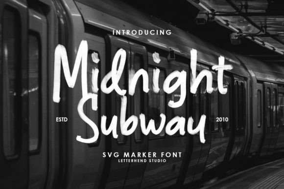 Midnight Subway: Fonts for Bold Display