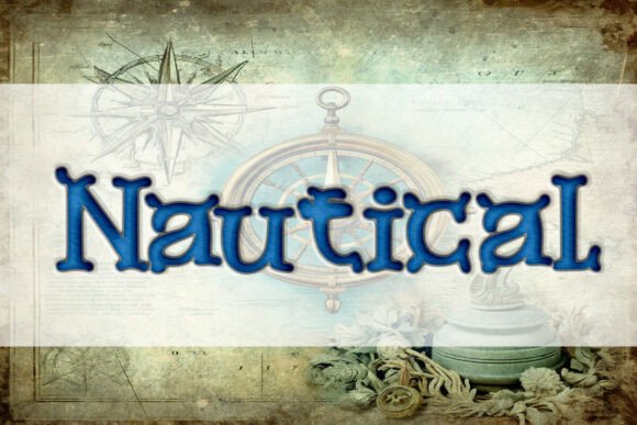Nautical: A Display Font for Maritime Branding