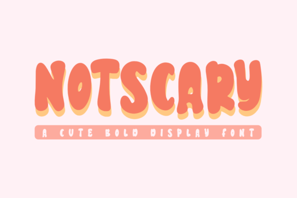 Notscary: A Display Font for Playful Design