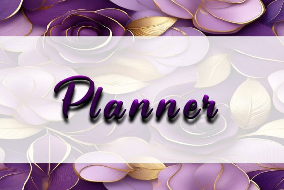 Planner Script Font: Elegant Design for Creative Projects