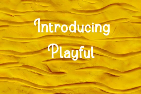 Playful: A Bold Embroidery Font