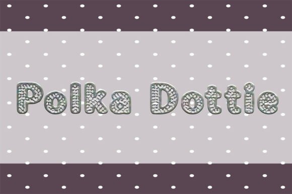 Polka Dottie: A Display Font for Creative Design