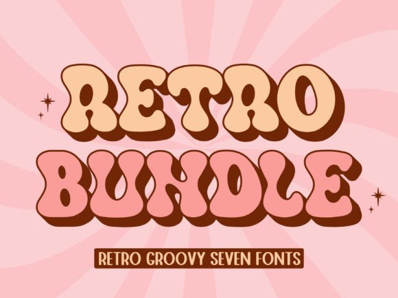 Retro Bundle: Fonts for Bold Display