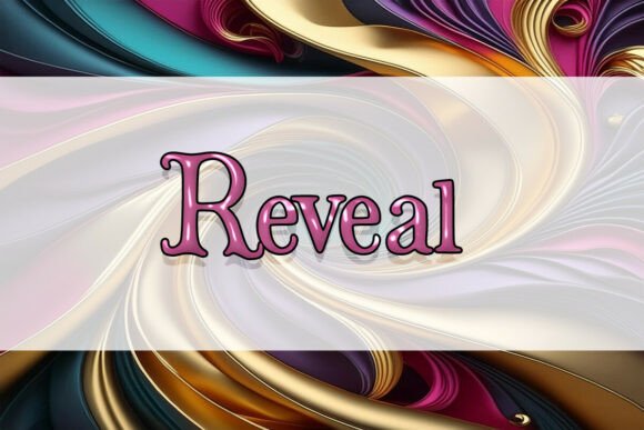 Reveal: A Bold Display Font for Modern Branding