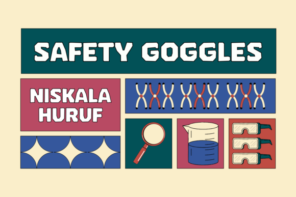 Safety Goggles: Bold Display Fonts for Digital Sellers