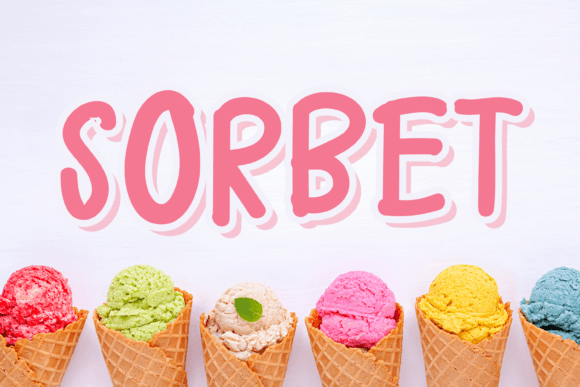 Sorbet: Handwritten Font for Display & Branding