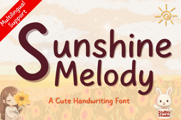 Sunshine Melody: Fonts for Script Amp Creators
