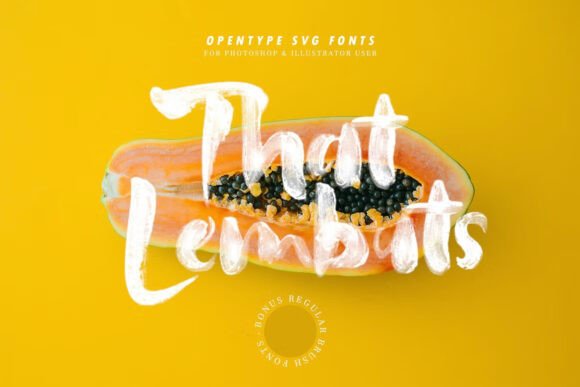That Lembuts: Display Fonts for Local Branding