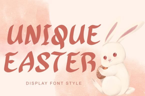 Unique Easter Display Fonts for Digital Sellers
