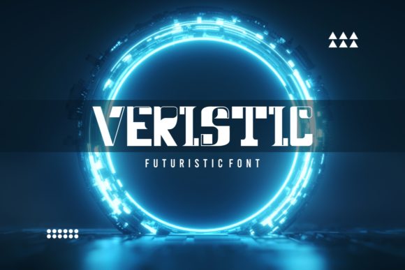 Veristic: A Futuristic Display Font for Modern Design