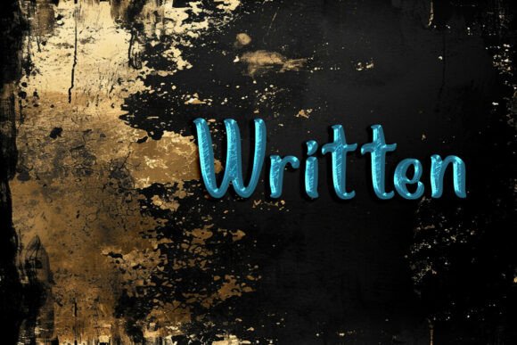 Written: A Font for Real Embroidery Projects